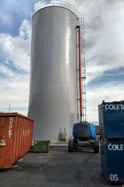 Reservatório Metálico Modelo Tubular - Fortmetal