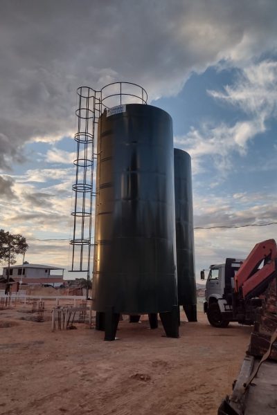 Reservatório Metálico Modelo Tubular - Fortmetal