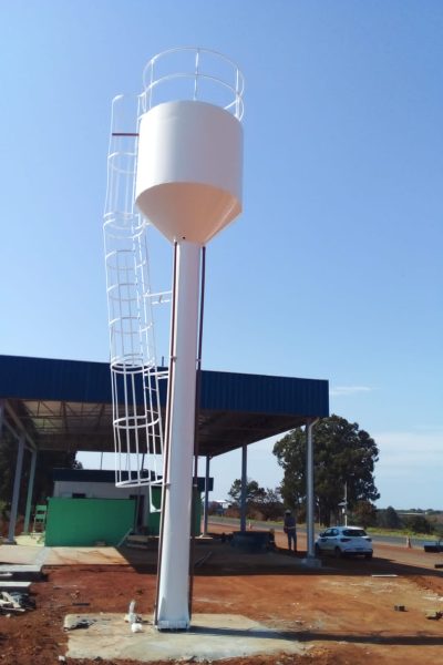 Reservatório Taça sem água na coluna